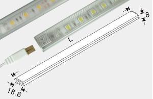 Indoor Rigid LED Strip Light, Item SC-D103A LED Lighting